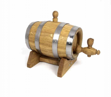 Small  wooden oak barrels 1L - 10L
