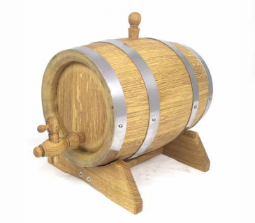 Small  wooden oak barrels 1L - 10L