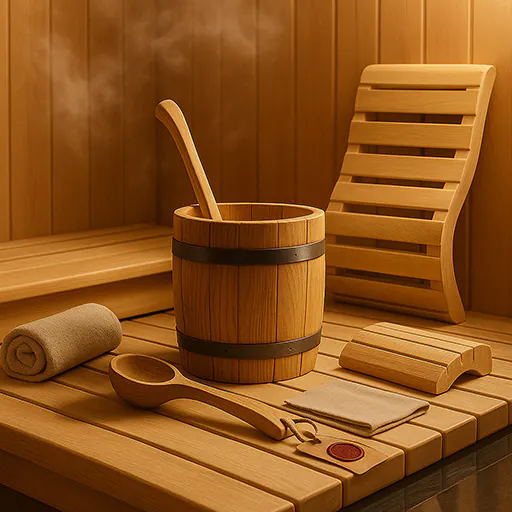 Produits en bois personnalisés pour saunas, spas & bains publics